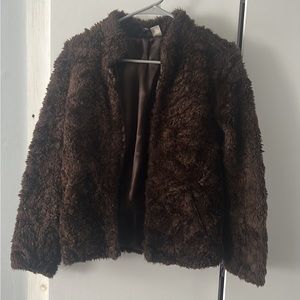 Faux fur coat